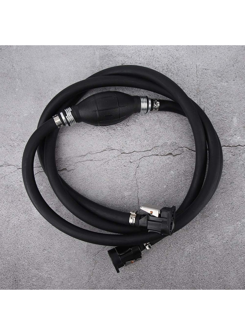 Maxmartt Maxmartt Boat Fuel Line 38in 7ft Boat Motor Fuel Gas Hose Fuel Line with Ball Pump Marine Gas Tank Fuel Line Assembly with Primer Bulb Connector for Marine Johnson  - Image 5