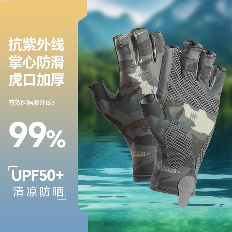 Sports Gloves With Air Cushion Anti Slip Wear Resistant Protection For Fitness Cycling And Outdoor Activities - Image 3