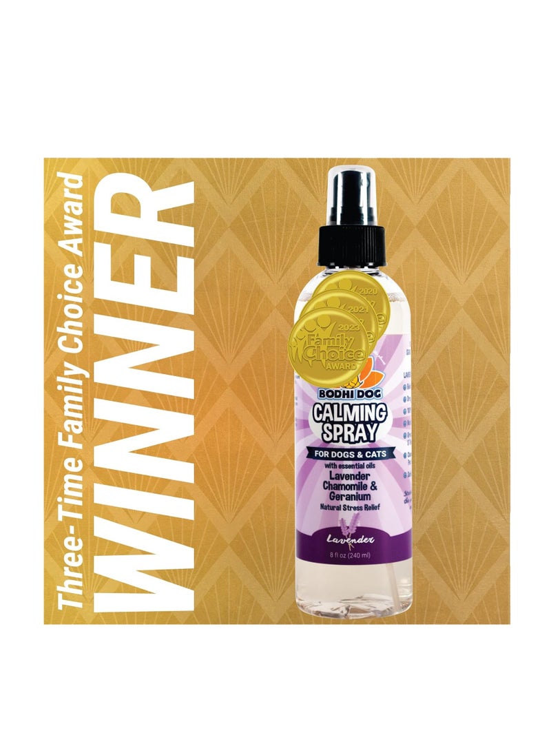 Bodhi Dog - Bodhi Dog natural dog cologne premium scented deodorizing body spray for dogs & cats neutralizes strong odors dog perfume with natural dog conditioner made in USA calming lavender 8 fl oz - Image 1