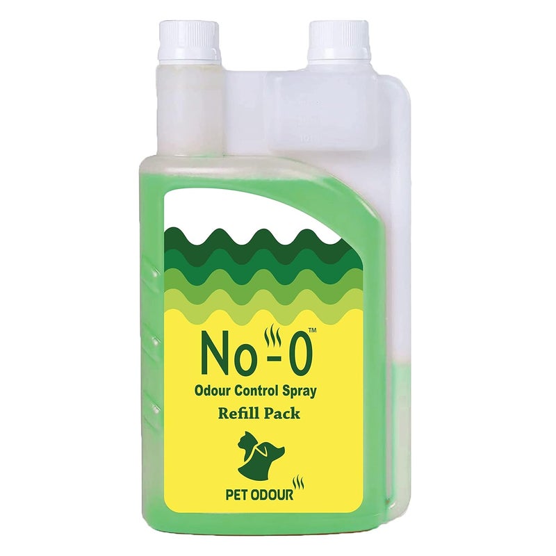 VetSafe No-O Odour Control Spray 1000 ml | Refill pack | Pet Area Freshener | Pet Odour Eliminator | Works @ Molecular Level For Carpet, Furniture, Pet Bed, Etc | Safe for Dogs and Cats - Image 1