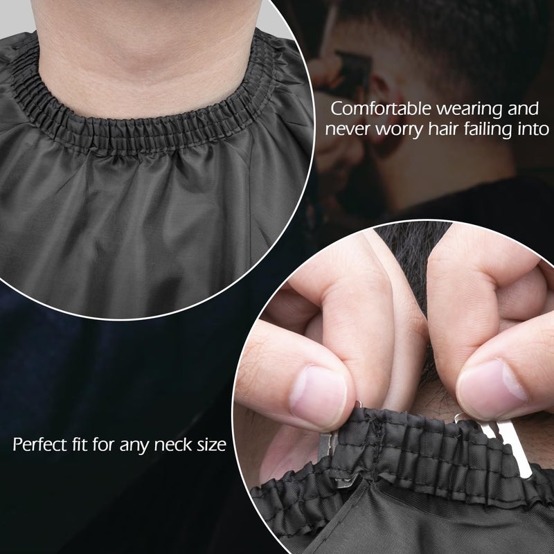 Himart Hair Cutting Barber Cape Professional Haircut Salon Cape for Men Women (Black) - Image 2