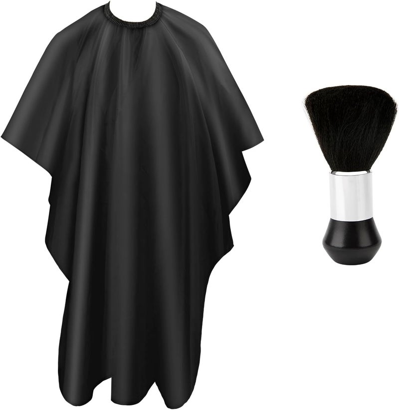 Himart Hair Cutting Barber Cape Professional Haircut Salon Cape for Men Women (Black) - Image 1