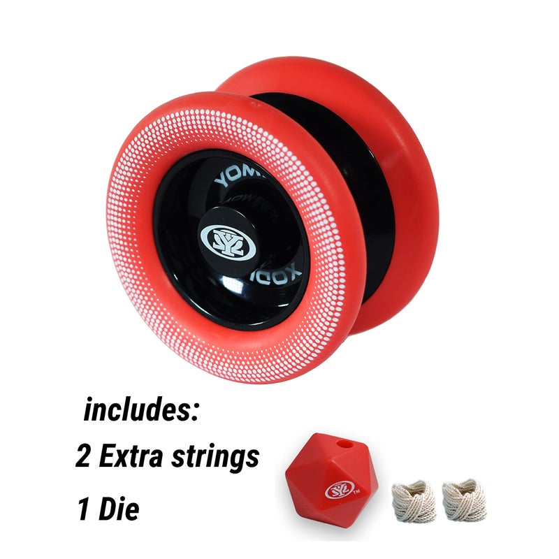 Yomega Xodus II YoYo- includes Roller Bearing Technology  Rubber Rims and Wing Shape Design - Professional Responsive YoYos Intermediate Level Play (Black Red) - Image 3