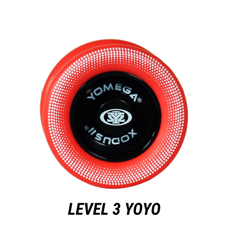 Yomega Xodus II YoYo- includes Roller Bearing Technology  Rubber Rims and Wing Shape Design - Professional Responsive YoYos Intermediate Level Play (Black Red) - Image 5