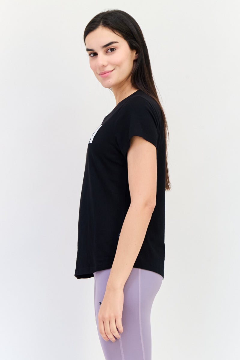PUMA Women Sportswear Fit Short Sleeve Outdoor Top, Black  - Image 4