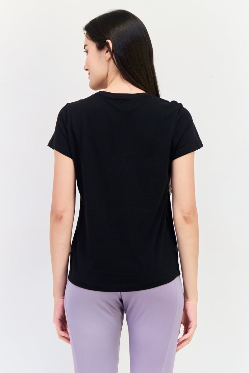 PUMA Women Sportswear Fit Short Sleeve Outdoor Top, Black  - Image 2