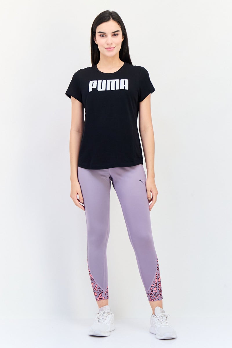 PUMA Women Sportswear Fit Short Sleeve Outdoor Top, Black  - Image 3