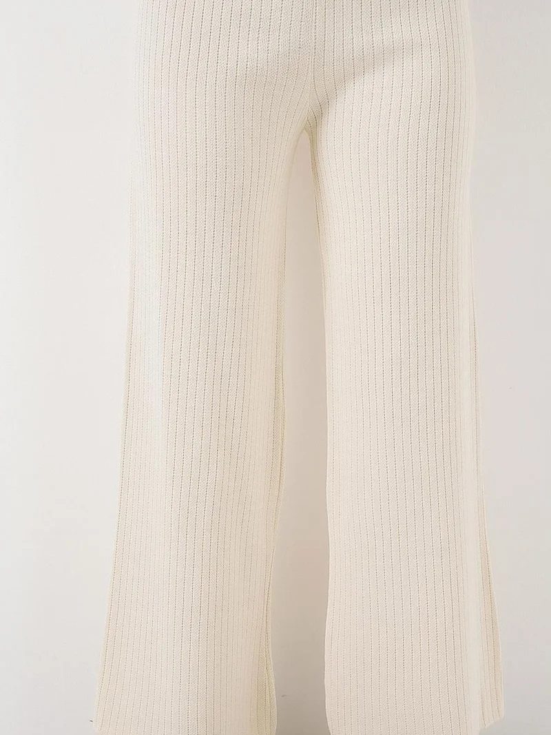 بيغ دارت BDART Striped Ribbed Knitwear Set with Half Turtleneck