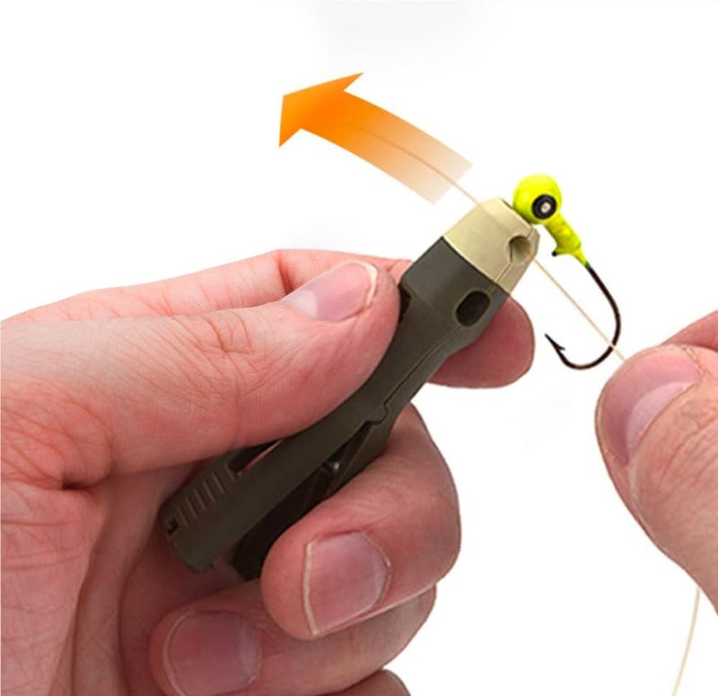 TYEPRO Fishing Knot Tying Tool/Jig Head and Hook Eyelet Grip/Line Threader/Clipper for Shaky Hands and Poor Eyesight. Tackle Box Accessory. - Image 1