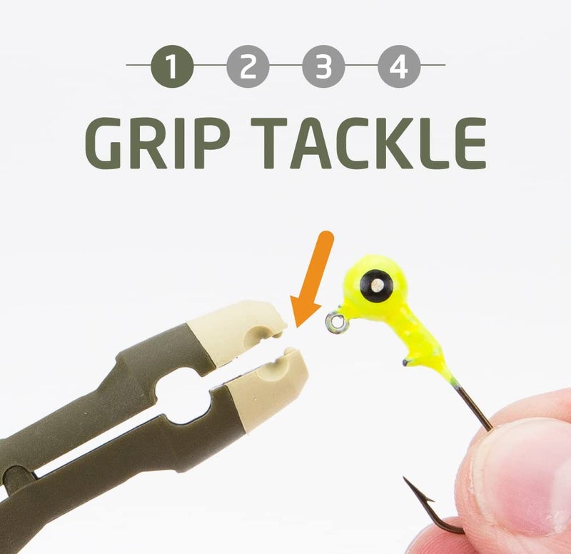 TYEPRO Fishing Knot Tying Tool/Jig Head and Hook Eyelet Grip/Line Threader/Clipper for Shaky Hands and Poor Eyesight. Tackle Box Accessory. - Image 3