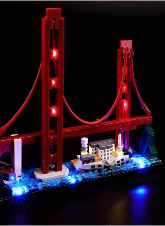 San Francisco - LIGHTAILING Light Set for (Architecture San Francisco) Building Blocks Model - Led Light kit Compatible with 21043(NOT Included The Model) - Image 1