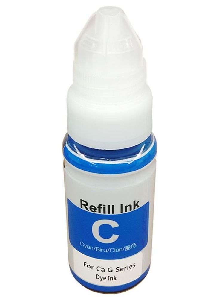 1pcs GI-490 Cyan Ink Bottle, Ink Refill Compatible with PIXMA G-series Printers - Image 1