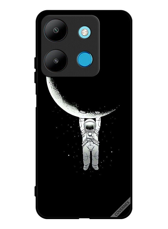 Covernex Protective Case Cover For Infinix Smart 7 Astronaut Hanging On Moon Photographic Print - Image 1