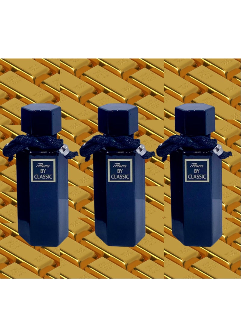 فلورا 3 قطع عطر فلورا من كلاسك رقم 1037 25 مل EDP - Image 1