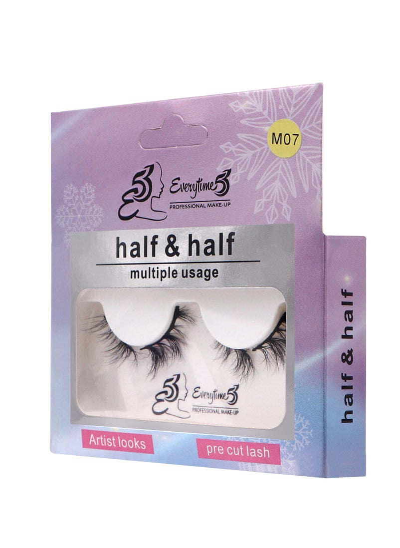 Everytime53 Everytime53 Women's Half & Half Eye Lashes - M07  - Image 2