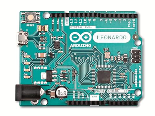 Arduino Leonardo with Headers [A000057] - ATmega32U4 Microcontroller, 16MHz, 20 Digital I/O Pins, 7 PWM, USB HID Support, Built-in USB Communication, Compatible with Arduino IDE for Custom Projects - Image 3