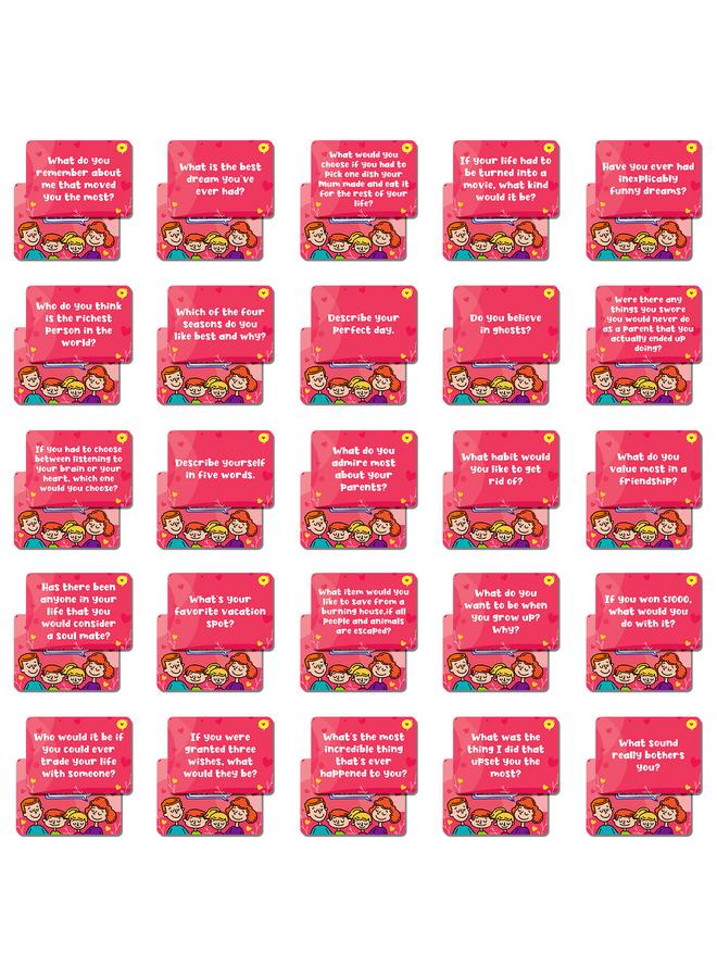 الأزرق جي دبليو 50 بطاقة حوار بين الوالدين والطفل باللغة الإنجليزية في الموقع - Image 4