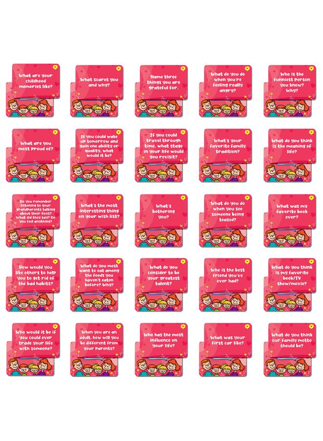 الأزرق جي دبليو 50 بطاقة حوار بين الوالدين والطفل باللغة الإنجليزية في الموقع - Image 5