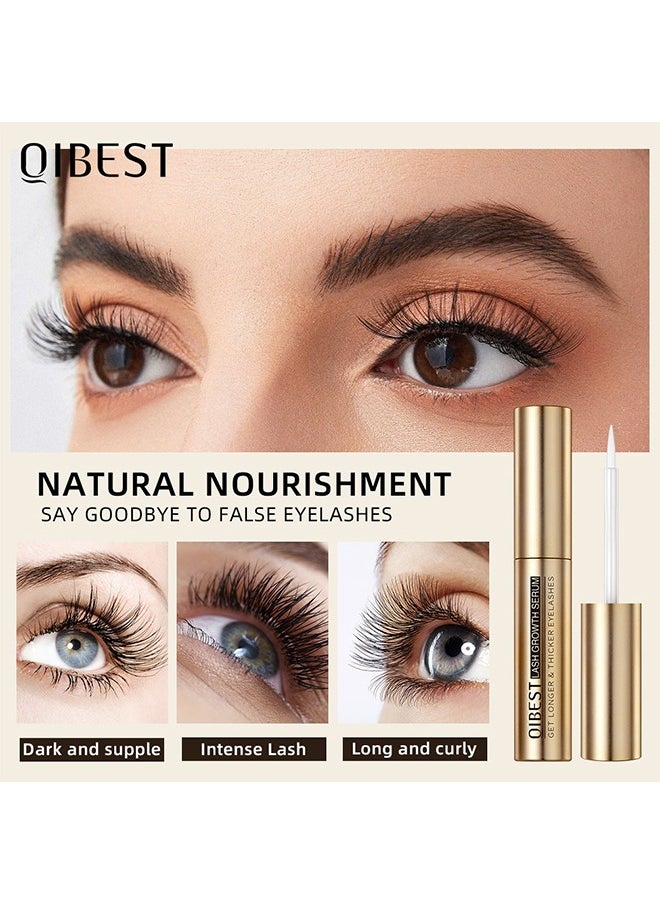 QiBest - Lash Growth Serum,Lash Enhancer for Thicker, Longer, Fuller Lashes with Natural Volume, Strength & Nourishment – Advanced Formula - Image 1