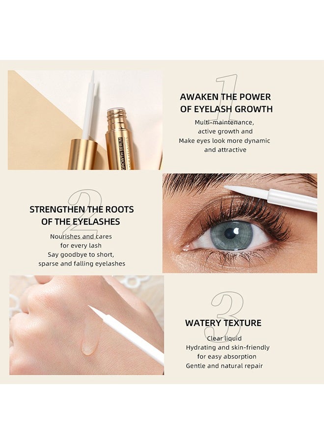 QiBest - Lash Growth Serum,Lash Enhancer for Thicker, Longer, Fuller Lashes with Natural Volume, Strength & Nourishment – Advanced Formula - Image 1