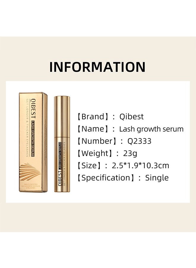 QiBest - Lash Growth Serum,Lash Enhancer for Thicker, Longer, Fuller Lashes with Natural Volume, Strength & Nourishment – Advanced Formula - Image 1