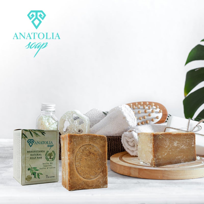 Anatolia Soap Organic Handmade Natural Castille Body For Men Women (%100 Olive Oil 3 Pack) - Image 5