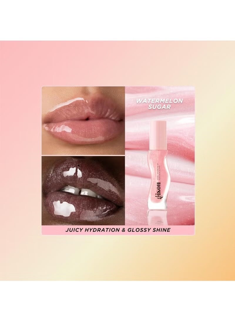 Gisou Honey Infused LipOil Watermelon Sugar 8 ml - Image 3