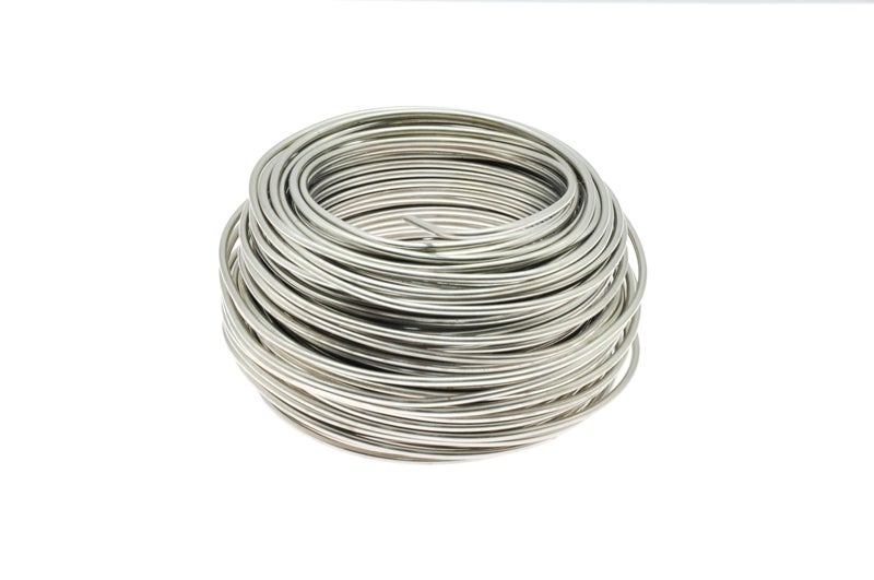 Yountiger Stainless Steel Solid Wire, 1 Pound Hobby Wire,Multi-Purpose Steel Wire Ideal for Crafts,DIY Projects,Fastening,Fixing Up Fences (14Gauge) - Image 1