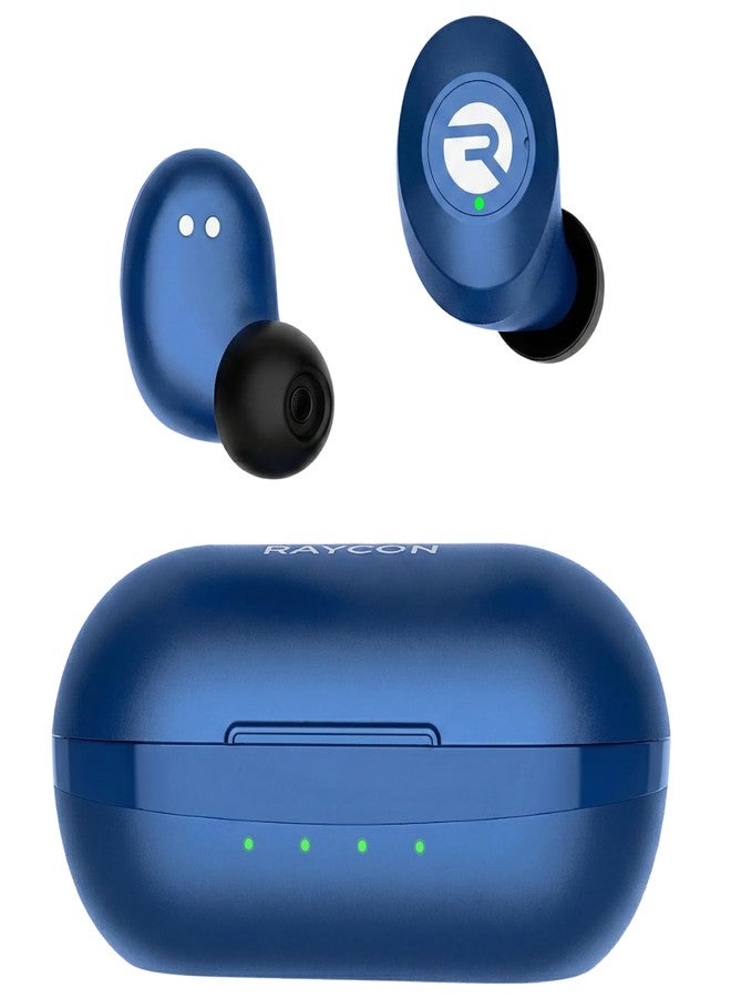 Raycon Everyday Bluetooth Wireless Earbuds (2023 Edition) with Microphone- Stereo Sound in-Ear Bluetooth Headset True Wireless Earbuds 32 Hours Playtime (Matte Blue) - Image 1