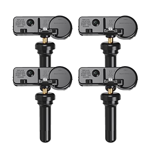 Jsueng TPMS Sensor, 4PCS Tire Pressure Monitor Sensors Compatible with Buick Cadillac Chevy GMC Pontiac Saturn,GM Mercury OE#13586335 13598771 13598772 13581558 - Image 1