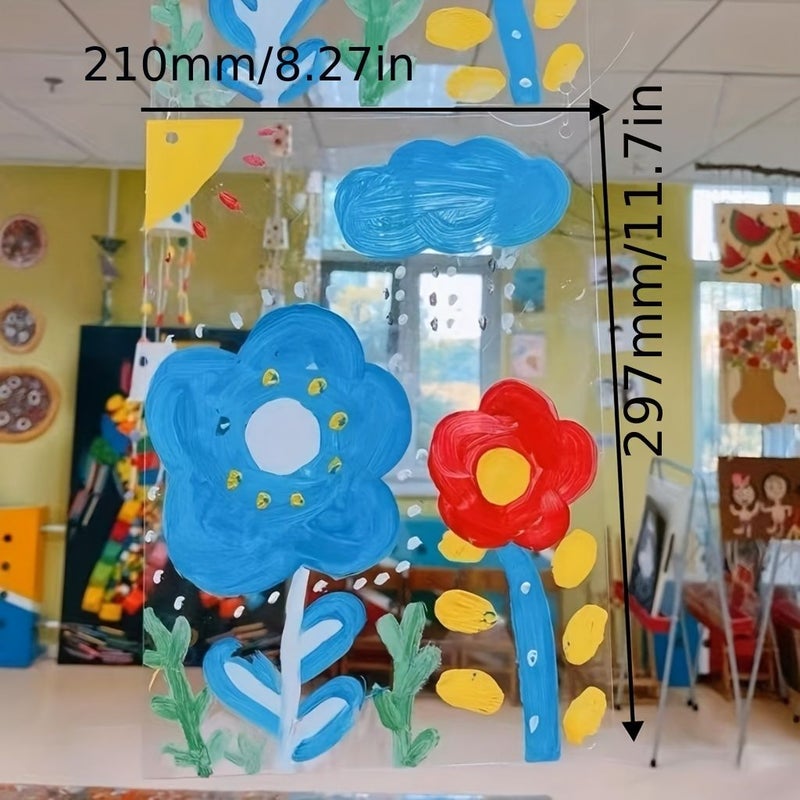 4 ألواح بلاستيكية شفافة ناعمة مقاس A3 للأعمال اليدوية وتجليد الكتب وإطارات الصور - Image 2