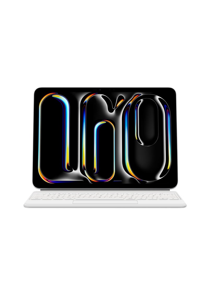 عام لباد برو 11 / 13 "2024 العربية والإنجليزية حالة لوحة المفاتيح المغناطيسية حالة لوحة المفاتيح متعددة لوحة اللمس لوحة المفاتيح اللاسلكية الخلفية سهلة لضبط موقف عائم - Image 3