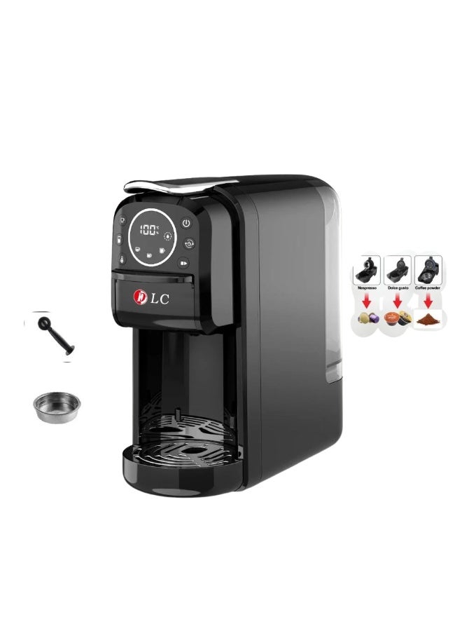 DLCCREATION ماكينة قهوة 1x3 بقوة 1400w وخزان 700ml - قهوة إسبرسو وكابُتشينو ولحظات صباحية أغنى بلمسة زر - Image 3