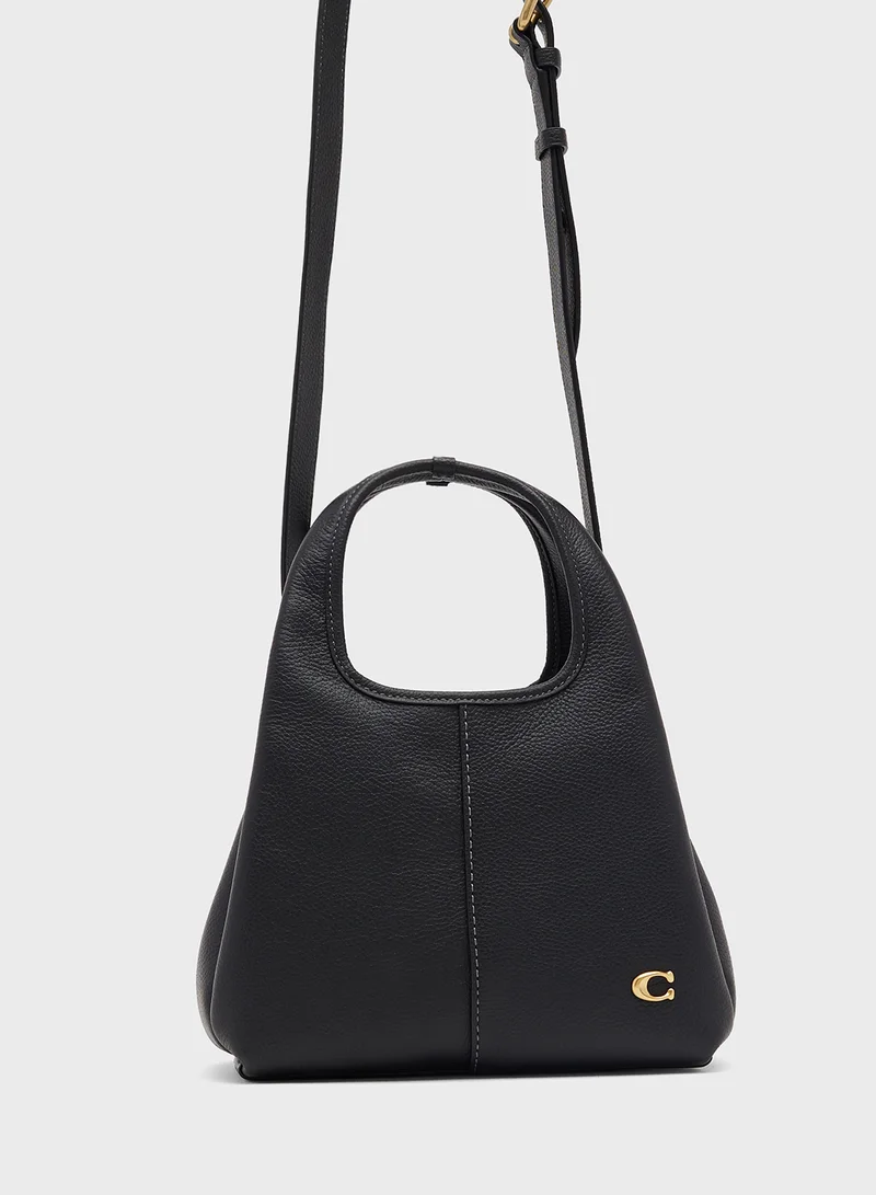 كوتش Lana Shoulder Bag 23 In Polished Pebble Leather