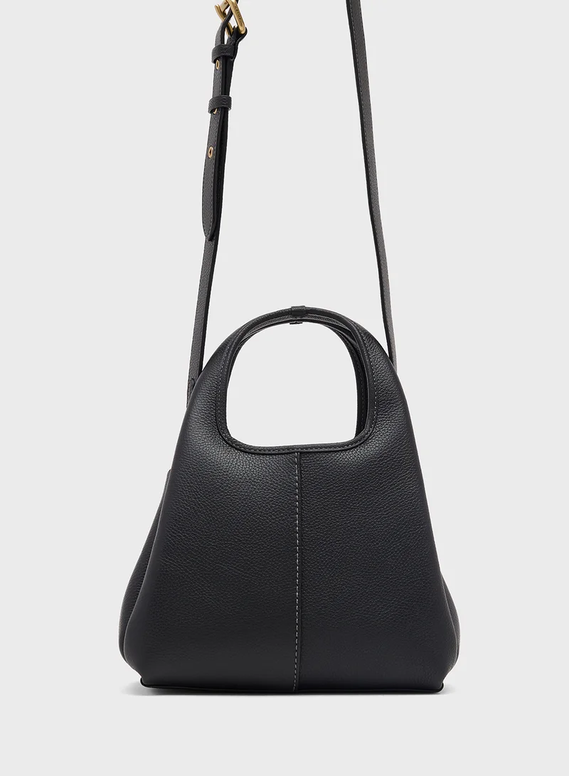 كوتش Lana Shoulder Bag 23 In Polished Pebble Leather
