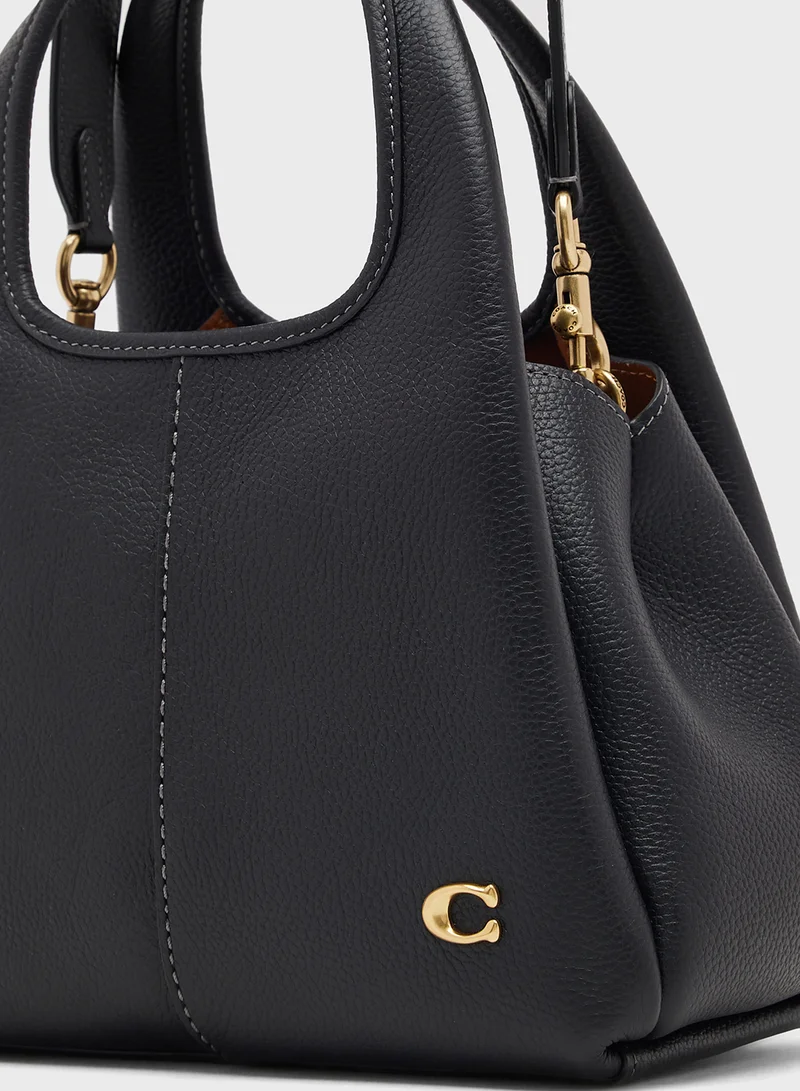 COACH Lana Shoulder Bag 23 In Polished Pebble Leather