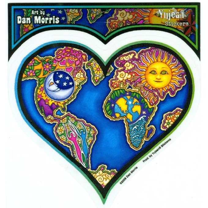 rayihni - Earth Heart - Sticker / Decal