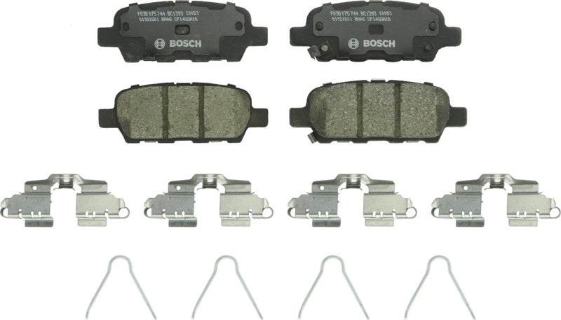 BOSCH BC1393 QuietCast Premium Ceramic Disc Brake Pad Set - Compatible with Select Infiniti EX35, FX35, G37, M37, M56, Q50, Q70, QX50, QX70; Nissan Altima, Juke, Leaf, Maxima, Sentra + More; REAR - Image 4