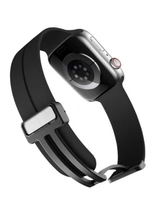 JAJEEK Apple Watch Band 45mm & 49mm for Men – Quick Release Soft Silicone Sport Strap with Skin-Friendly, Lightweight & Durable Material | Secure Fit Replacement Band Compatible with Apple Watch Series 7, 8, Ultra and More | Comfortable & Stylish for Active Lifestyles and Daily Wear - Image 4