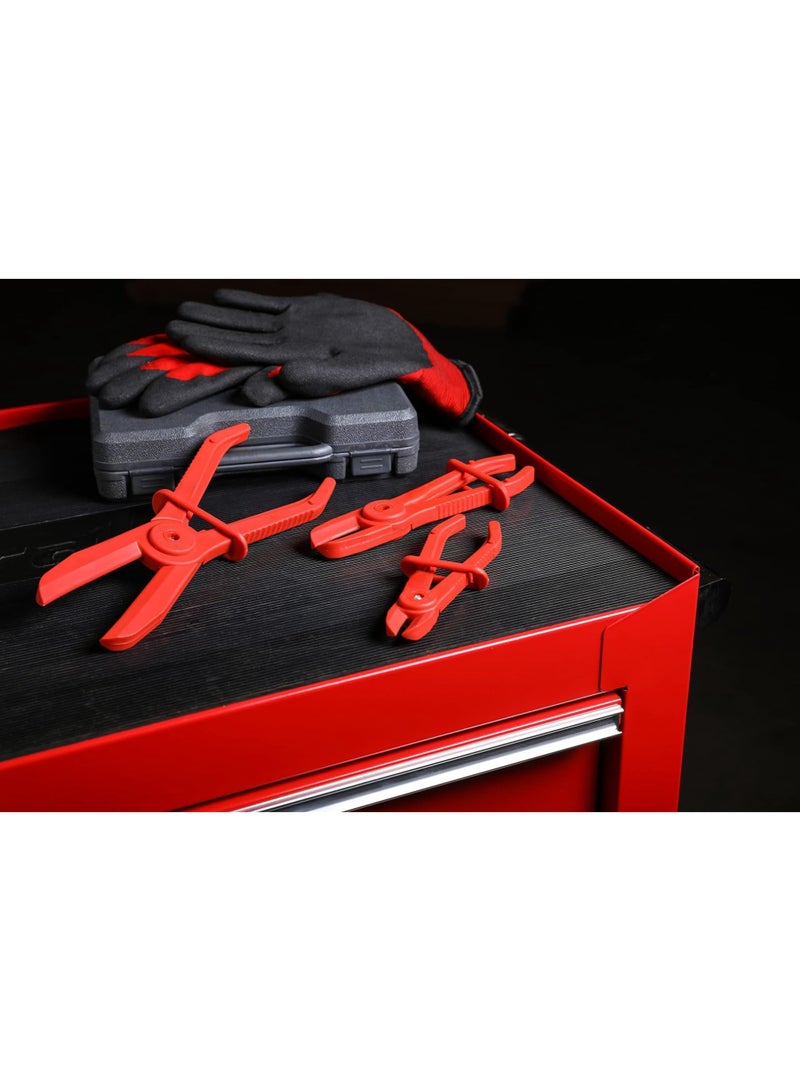 مجموعة أدوات مشابك خط وقود السيارات المكونة من 3 قطع، خفيفة الوزن ومتينة، مصنوعة من النايلون - للاستخدام أثناء إصلاح أنظمة التبريد والفرامل والفراغ والوقود - Image 4