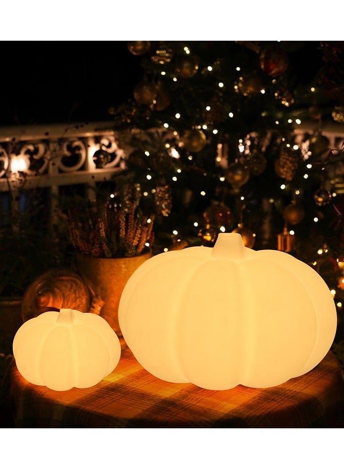 Luminous Pumpkin Lantern Decoration Halloween Garden Pathway Pumpkin Post Lamp Landscape Patio Solar Lawn Lights - Image 3