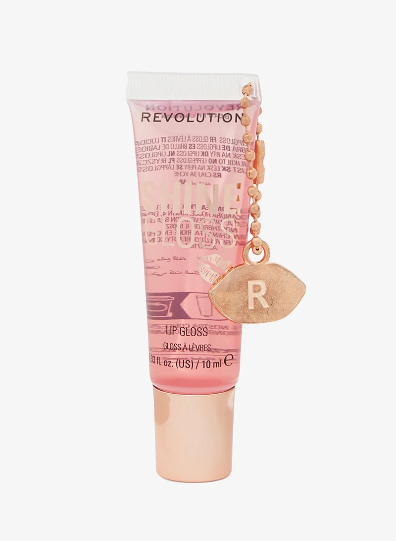 Makeup Revolution Revolution Shine Gloss Lip Gloss Pink Marshmallow