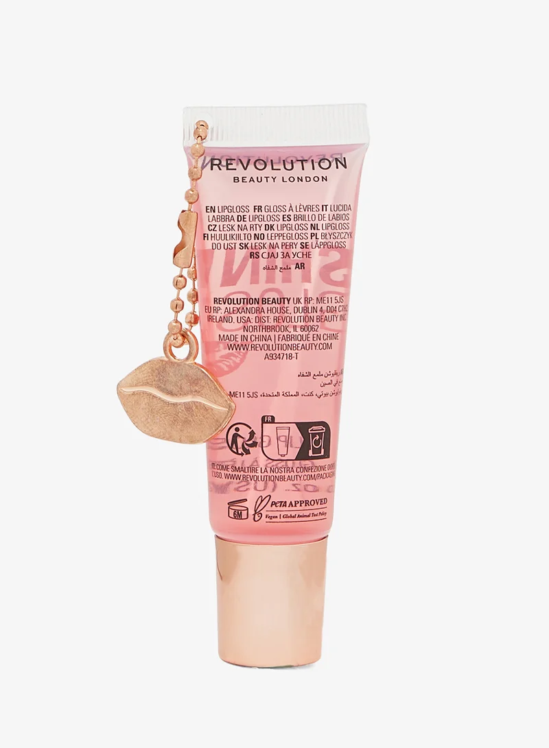 Makeup Revolution Revolution Shine Gloss Lip Gloss Pink Marshmallow