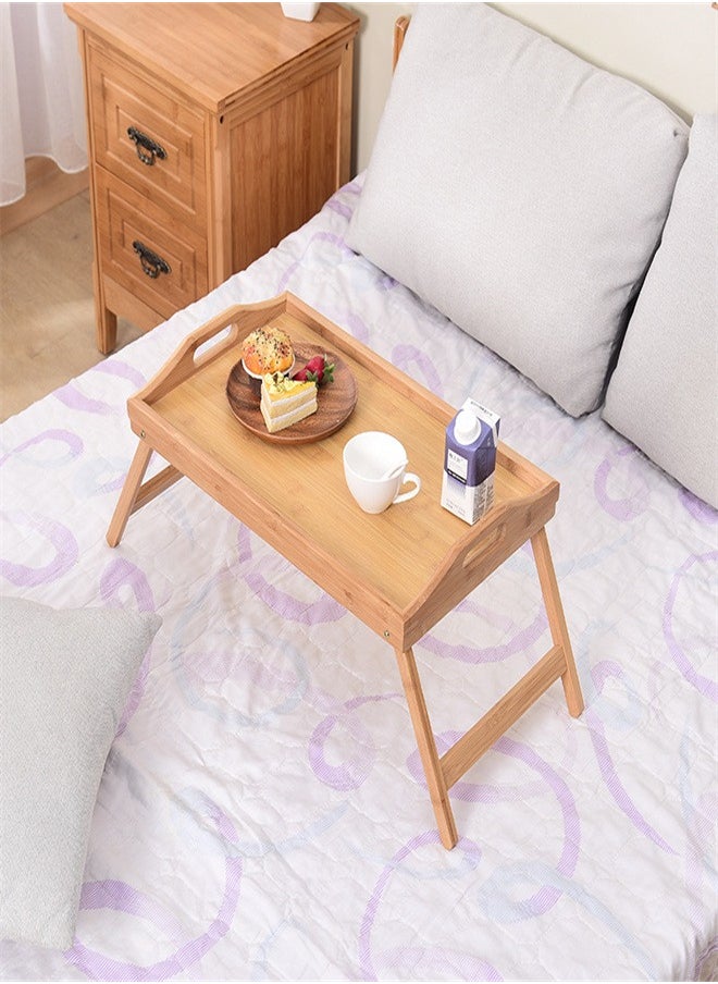 Foldable Bed Tray - Made Of Bamboo - Tray - Serving Trays - Bed Table - Brown 50x30x25cm - pzsku/Z6F58005833DB918BA0E7Z/45/_/1703577706/7a8a1bb3-c827-4c78-893c-c42c7add5245