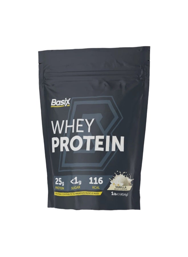 باسيكس - بروتين مصل اللبن للعضلات - مخفوق الفانيليا - 1 رطل - Image 1