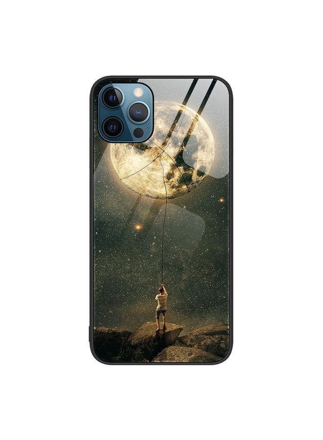 S-TOP Case For iPhone 12 Pro Max Colorful Painted Glass Phone Case - Image 1