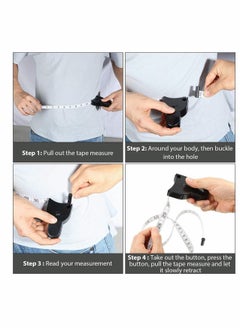 Excefore 4 Body Measuring Tape 60 Inch Tape Measure, Measuring Tape Tailor Retract Measuring Tape Ergonomic Design Measuring Tapes and Soft Tape Measure for Tailor and Body Measurement  - Image 3