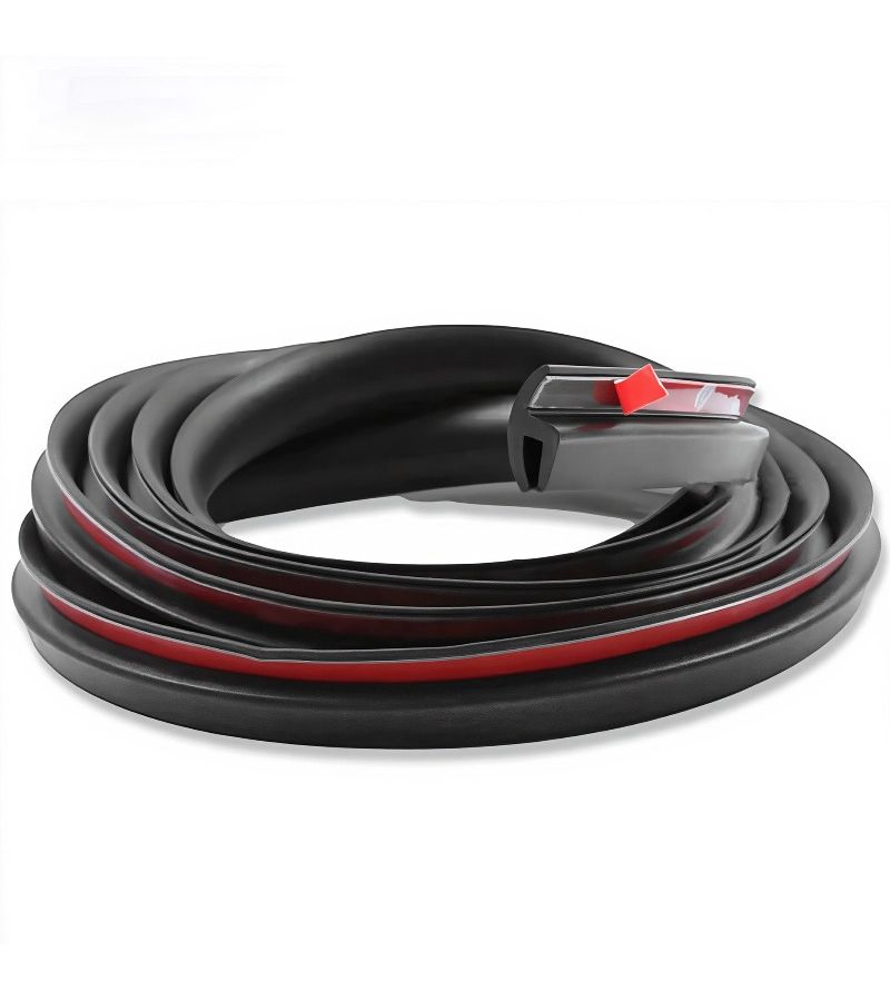 Black H-Shaped Rubber Seals for Car Windshields Windproof Noise Reduction - Image 5