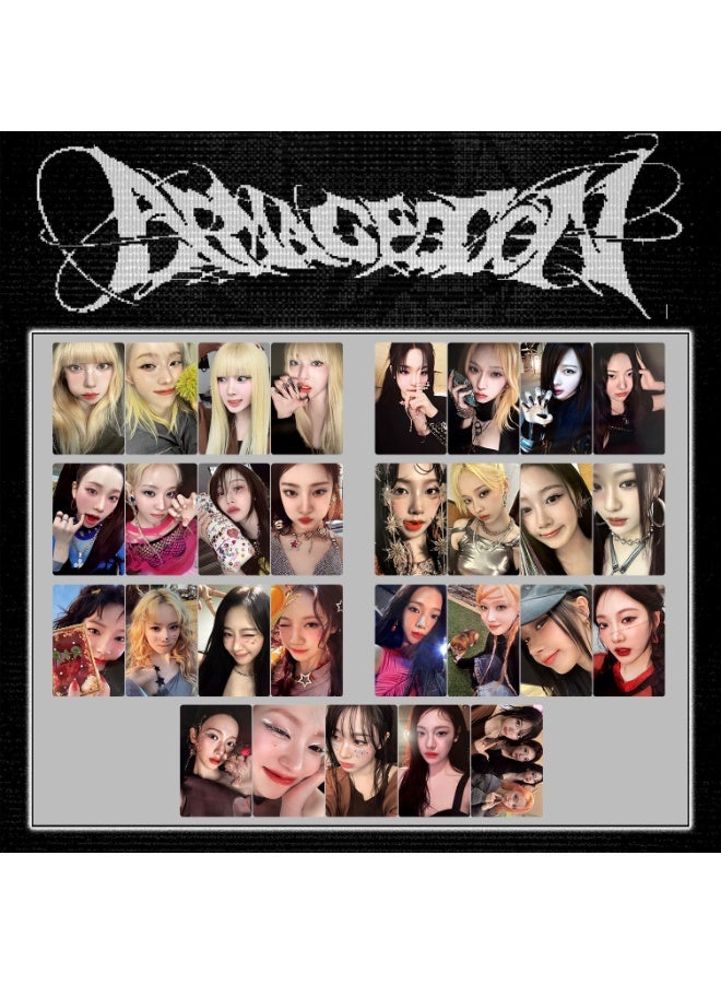 NIBEMINENT 4 Pcs Kpop AESPA Armageddon Lomo Cards Card For Fans Collection Gifts - Image 2