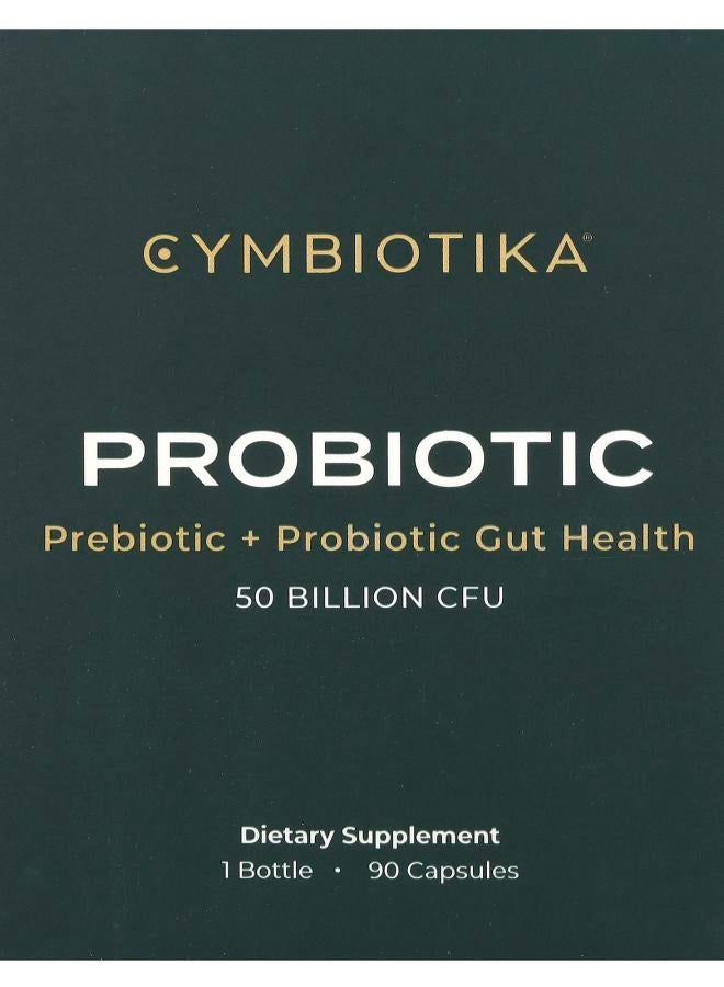 Cymbiotika بروبيوتيك 50 مليار CFU 90 كبسولة - Image 1